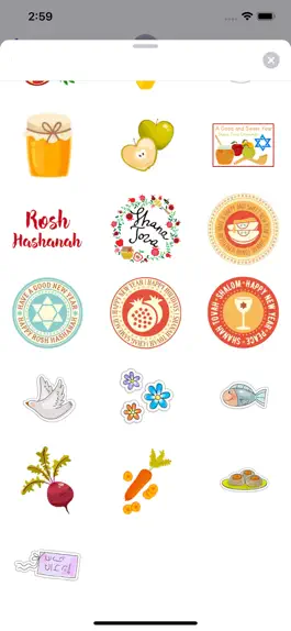 Game screenshot Happy Rosh Hashanah Stickers hack