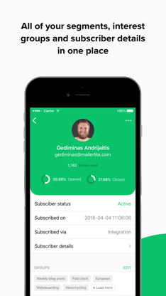 MailerLite Classic Manager screenshot 3