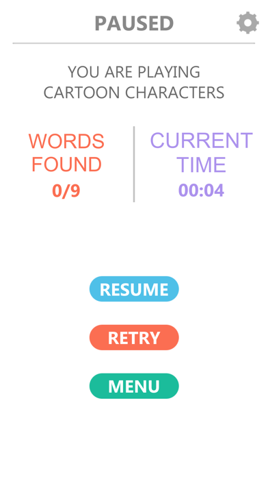 Word and Password iPhone screenshot