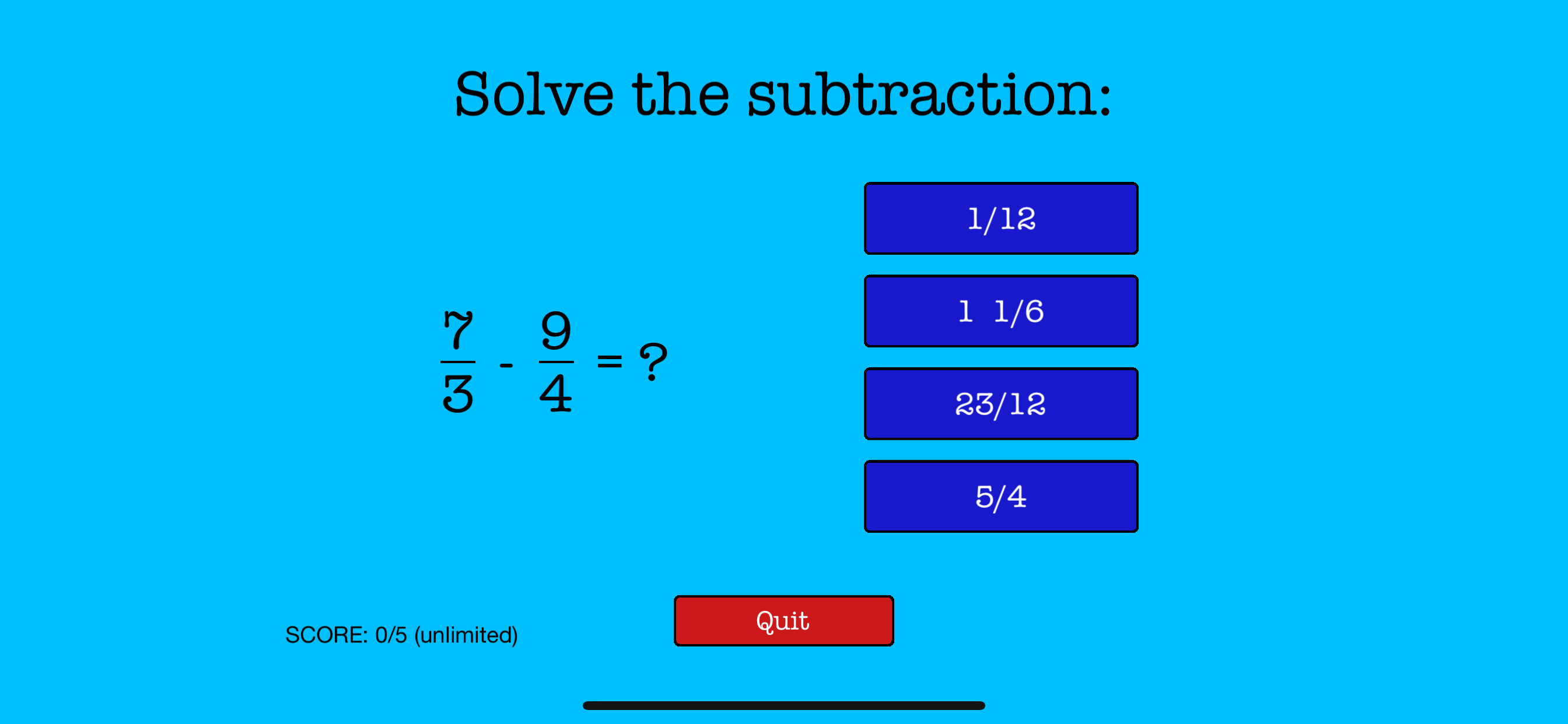Fractions To Go
