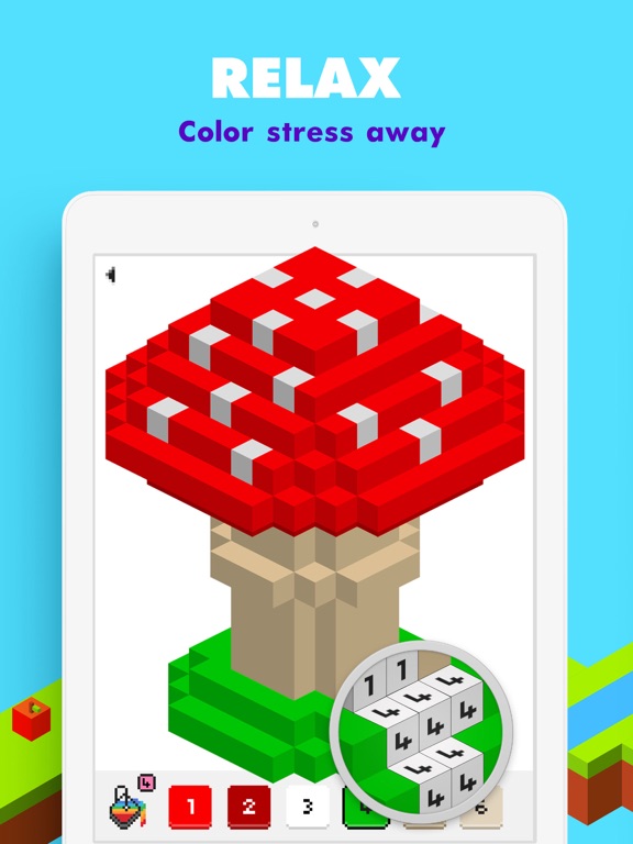 UNICORN 3D: Pixel Kleurboek iPad app afbeelding 4