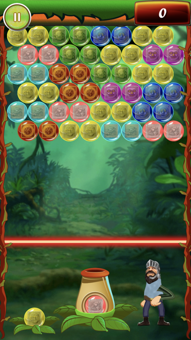 screenshot of Knights Quest Bubble Shooter 4
