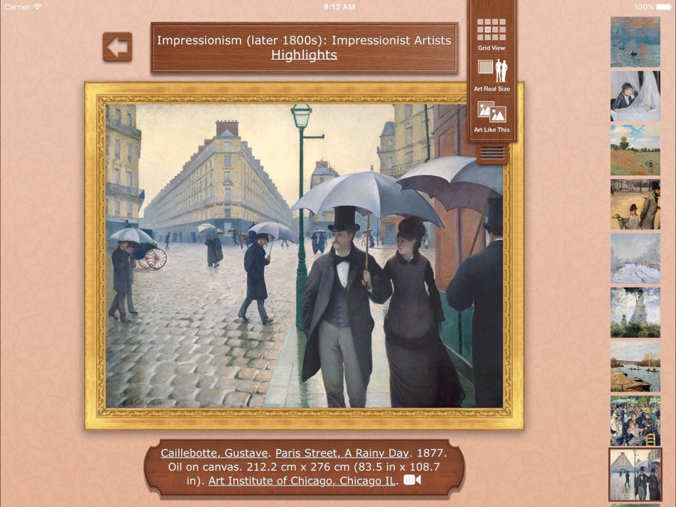 #3. Art Authority for iPad (iOS) Podle: Art Authority LLC