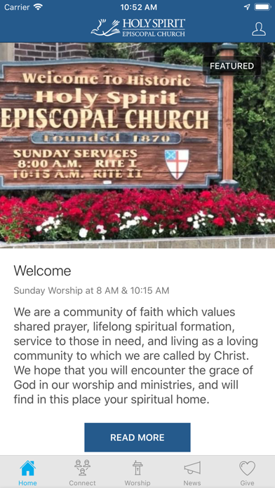 Holy Spirit Episcopal Church Screenshot