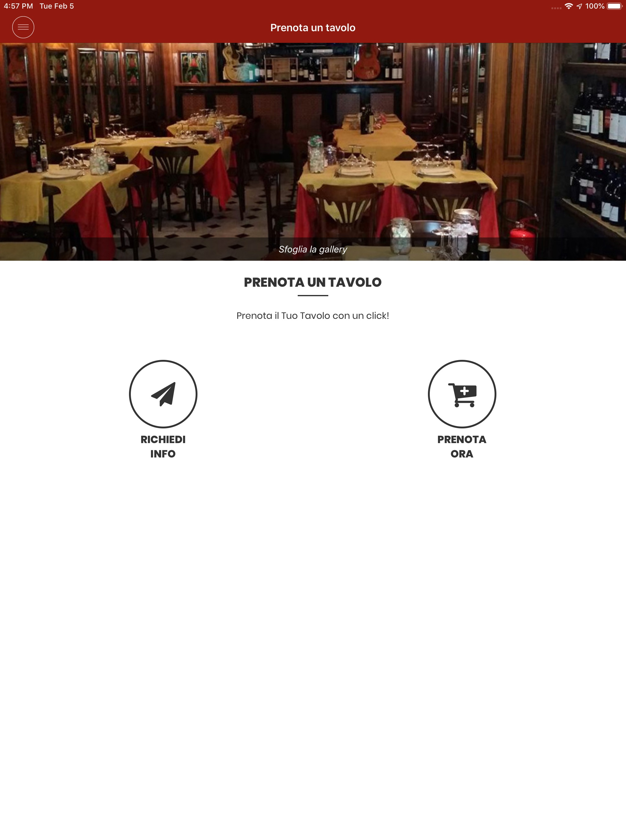 L' Immagine Bistrot screenshot 10