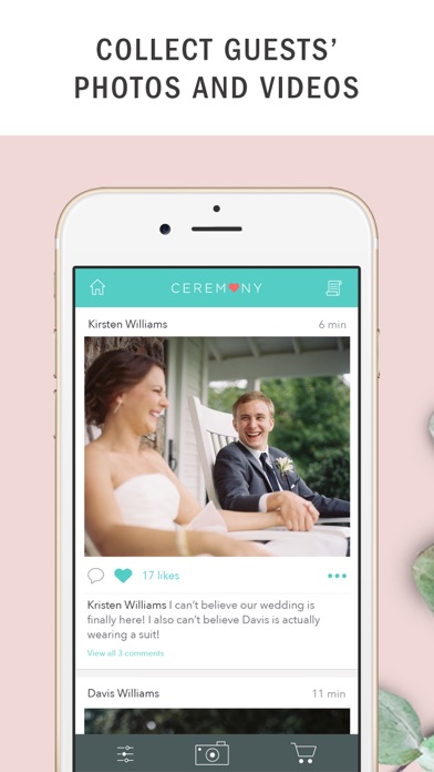 Ceremony – the #1 wedding app Screenshot 1 - AppWisp.com Ceremony – the #1 wedding app Screenshot 1 - AppWisp.com