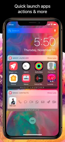 Capture 1 Magic Launcher with Widgets iphone