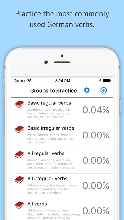 Verben - Trainer PRO