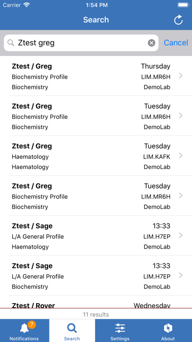 Screenshot 3 of Lab Link App