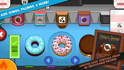 Screenshot 5 di 5 di Papa's Donuteria To Go!