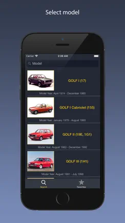 AutoParts for VW iPhone image 1