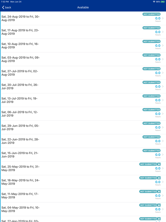 MobileTime iPad screenshot 4 - Productivity app