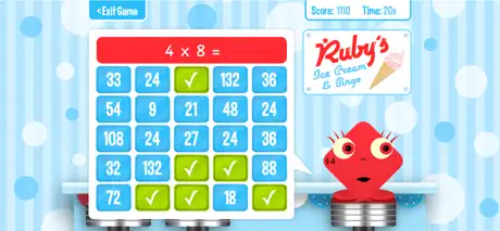 Squeebles Maths Bingo