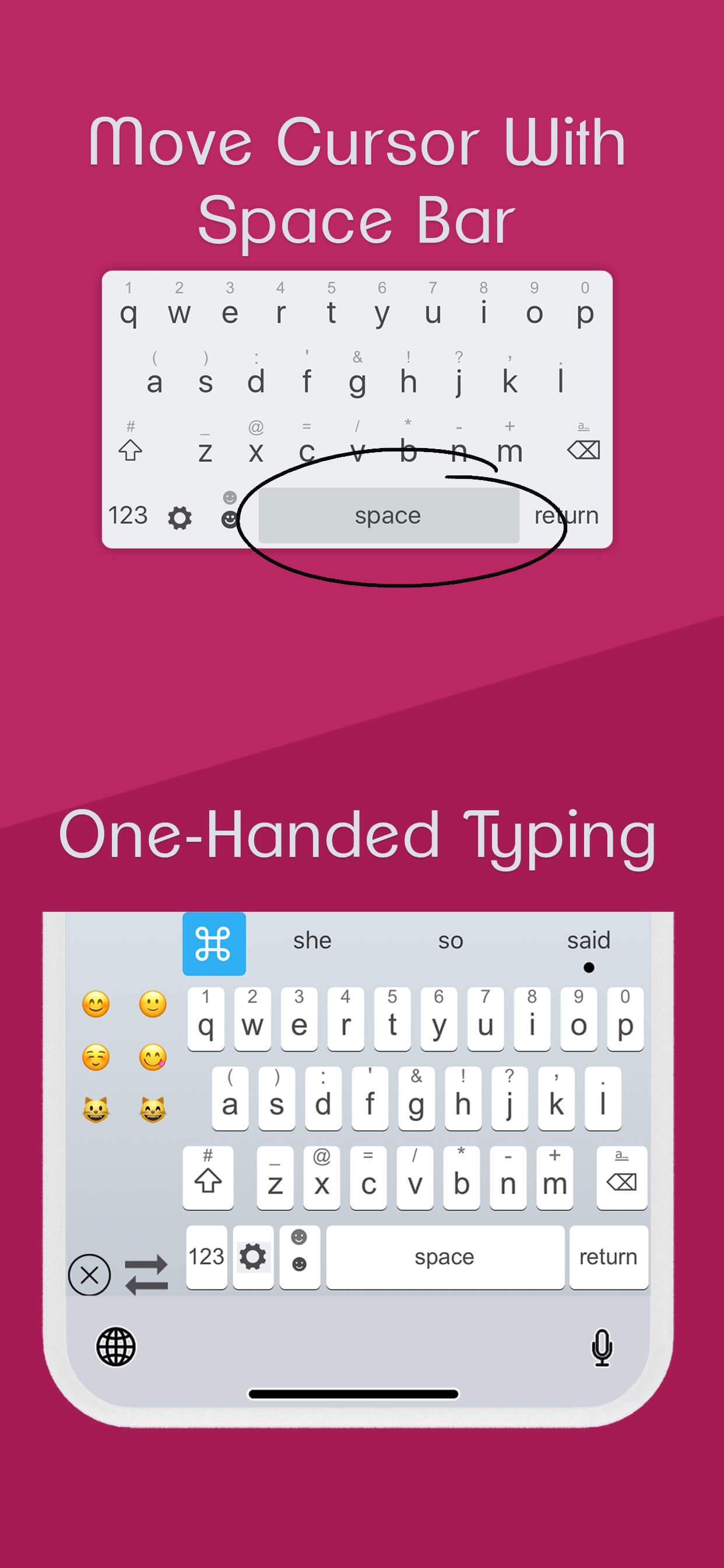 ReBoard Keyboard: Fonts+Themes