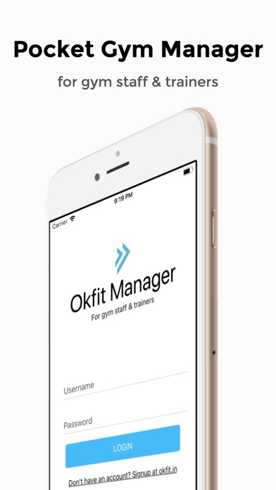 Okfit Manager Screenshot