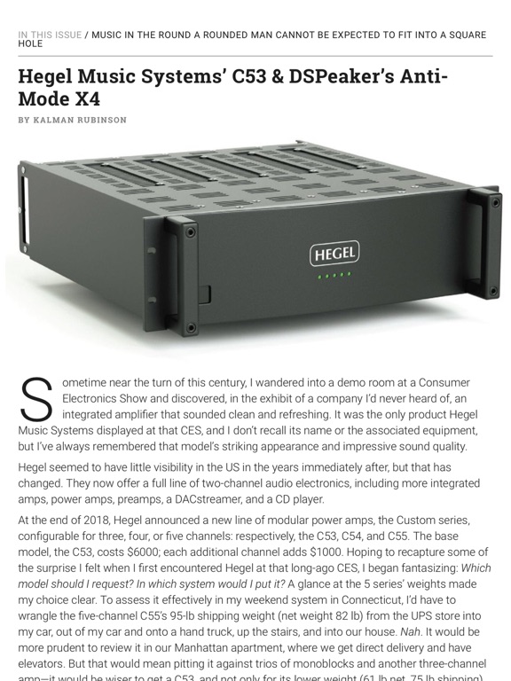 Stereophile iPad screenshot 5 - Lifestyle app