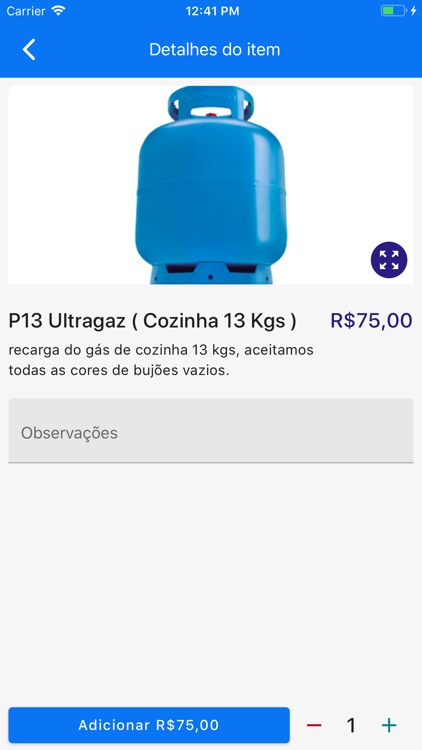 Chama azul - Santo André - SP