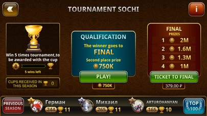 Durak Championship online Screenshot