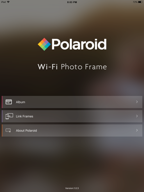 Polaroid Wi-Fi Photo Frame iPad screenshot