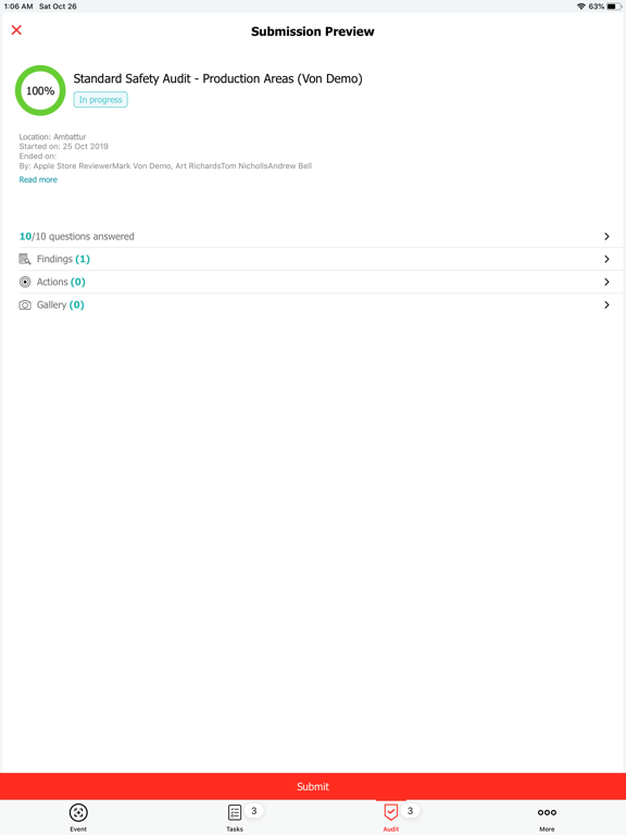 BSI Entropy Connect iPad screenshot 6 - Business app