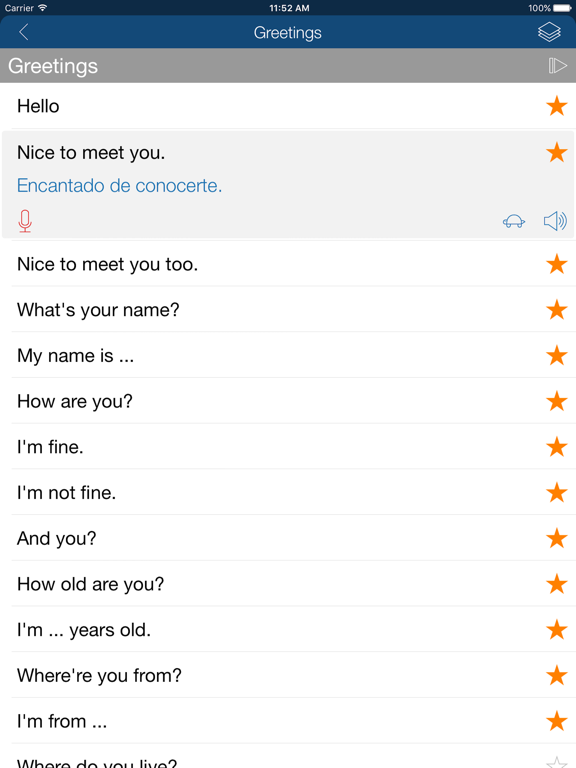 Travel Phrasebook | Translator iPad screenshot 5 - Education app