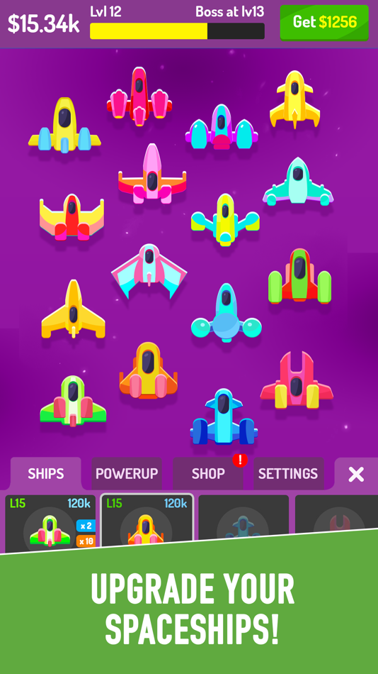 #2. Idle Strike: Spaceship Attack (iOS) 由: Yarr Games