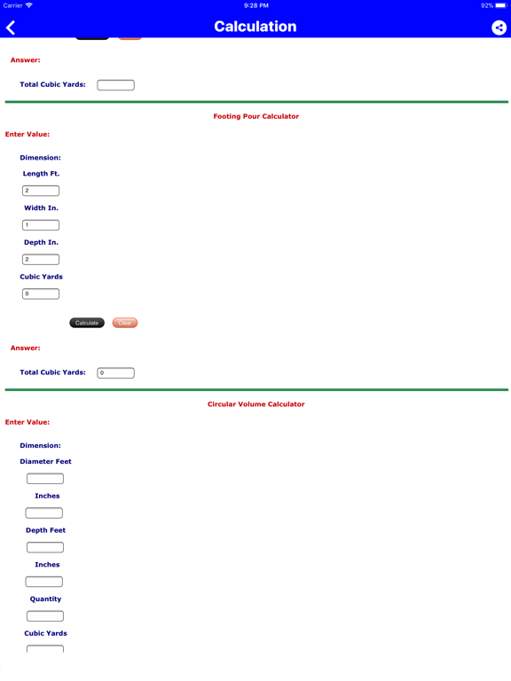 Screenshot #6 pour Civil Engineering Calc