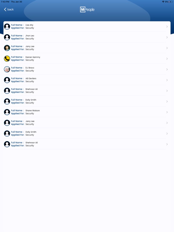 Screenshot #6 pour MiPeople-HR