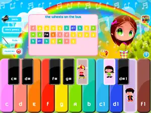 Cute Piano Lite play and learn screenshot 1