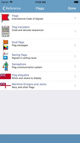 Скриншот Marine Rules & Signals на iPhone 5