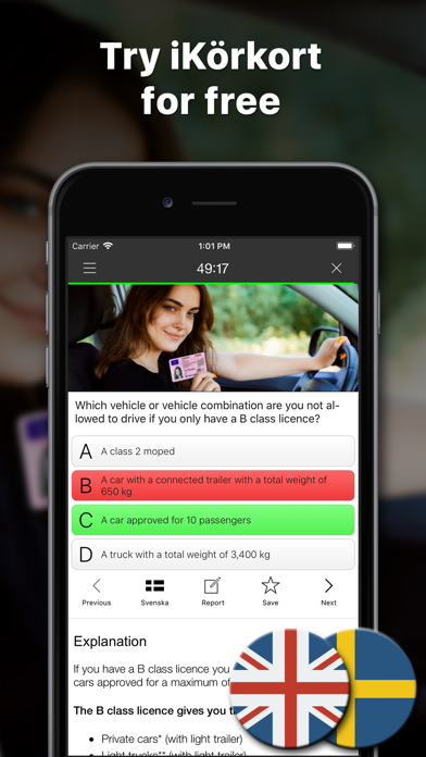 How to cancel & delete iKörkort Lite from iphone & ipad 1