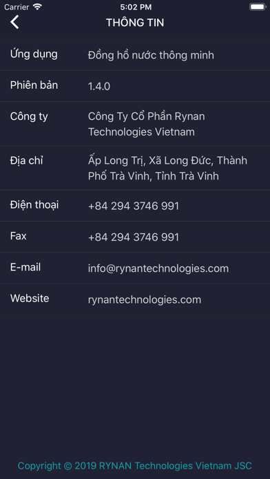 App screenshot