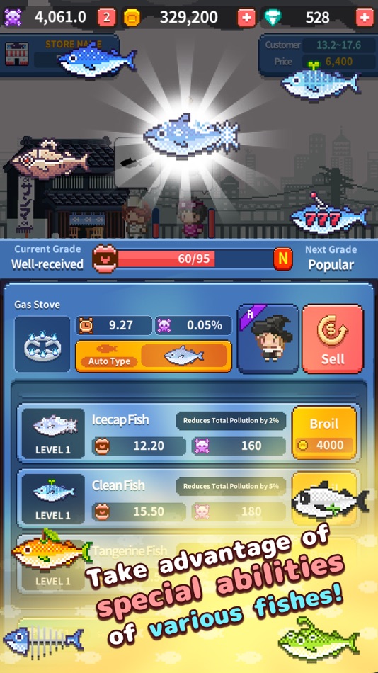#5. Retro Fish Chef (iOS) 来自: SOONSOON FACTORY
