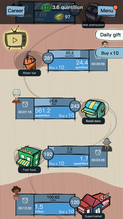 How to cancel & delete Capitalist-Taps to riches from iphone & ipad 1