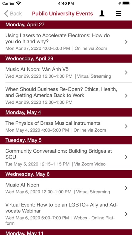Santa Clara University Mobile screenshot-4