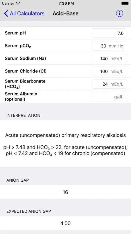 MediMath Medical Calculator screenshot 3 of 4