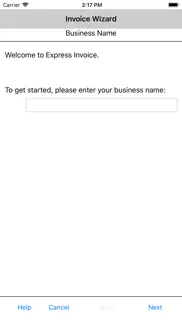 express invoice invoicing iphone bildschirmfoto 2