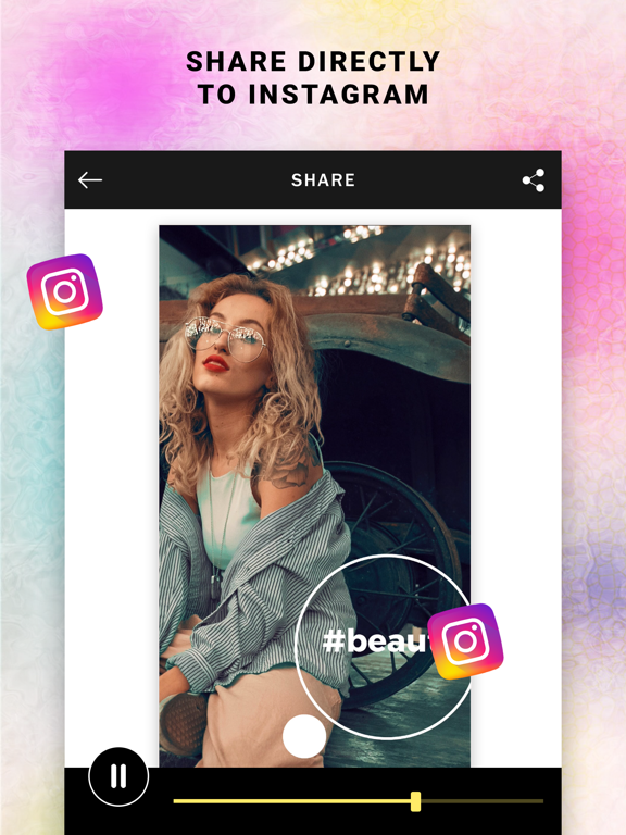 Animated Story Video Maker iPad screenshot 5 - Photo & Video app