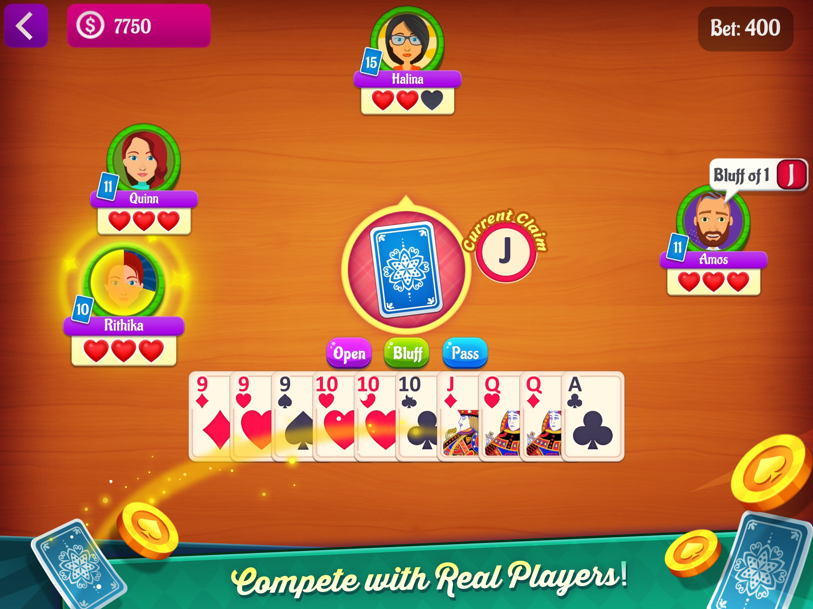 Bluff: Fun Family Card Game screenshot 9
