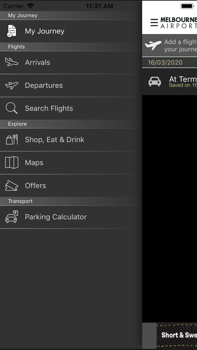 Melbourne Airport Screenshot