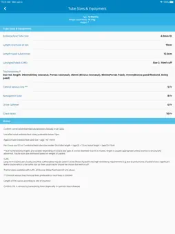 Paediatric Emergency Tools screenshot 17