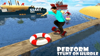 Screenshot #3 pour Beach Race :Scooter Stunt Game
