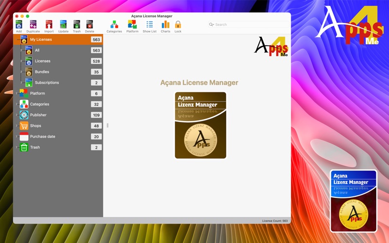 Screenshot #1 pour Acana License Manager