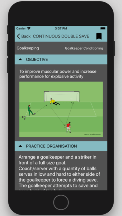 Football Sessions Goalkeeping Screenshot