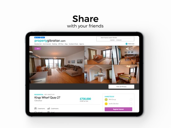 Property Gibraltar iPad screenshot 4 - Lifestyle app