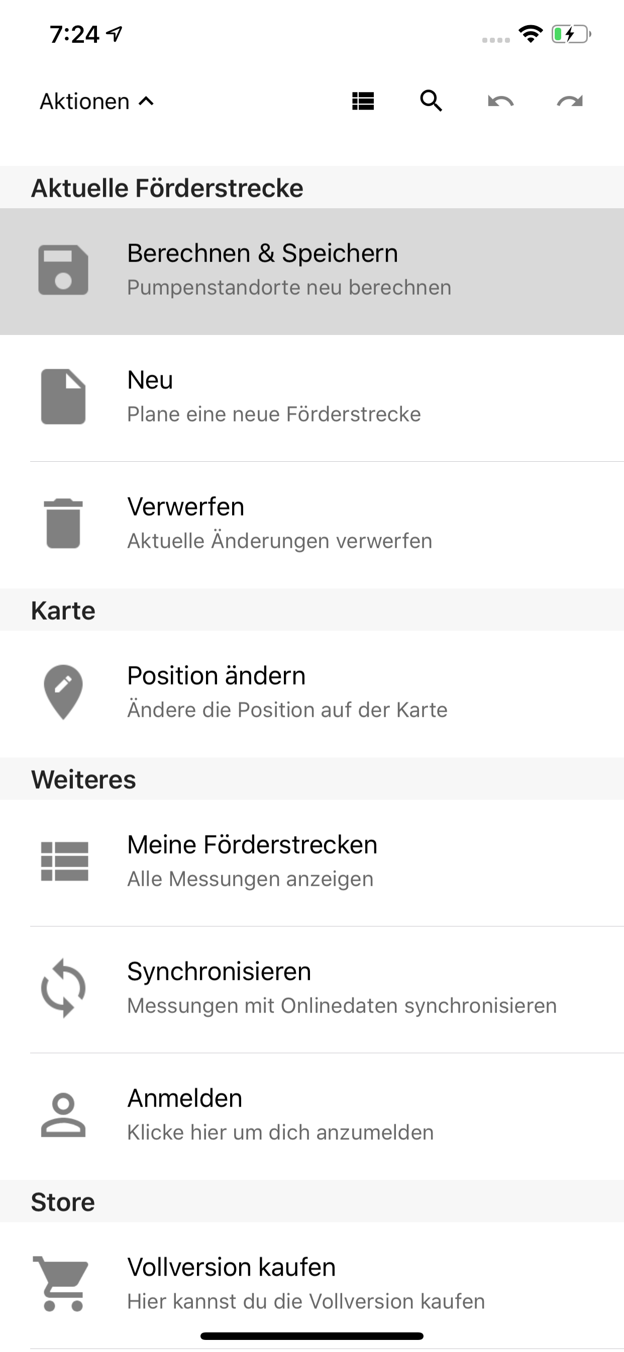 Feuerwehr Wasserförderung