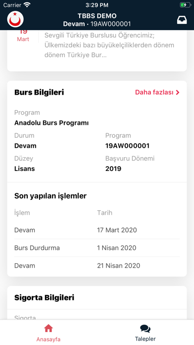Screenshot 3 of Türkiye Bursları App