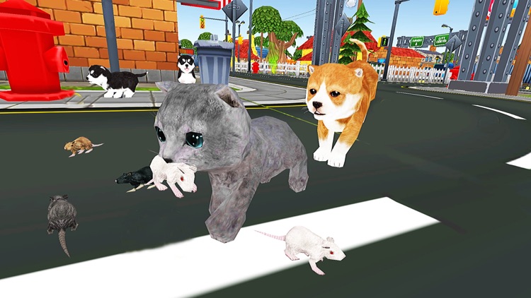 Kitten Cat Craft Vs Dog 3D Sim