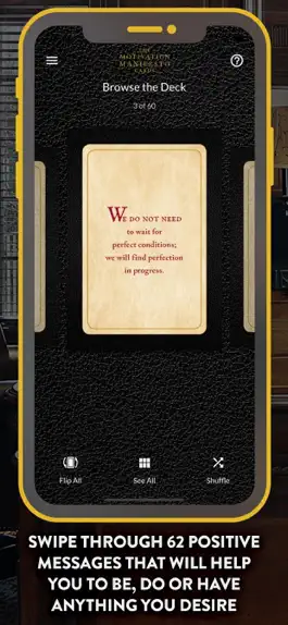 Game screenshot Motivation Manifesto Cards hack