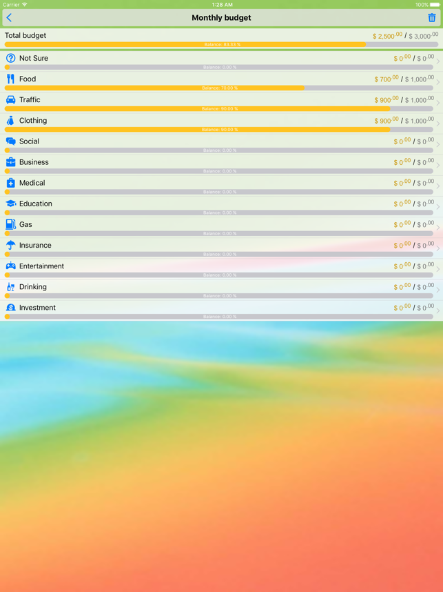 ‎DayCost Pro - Personal Finance Screenshot